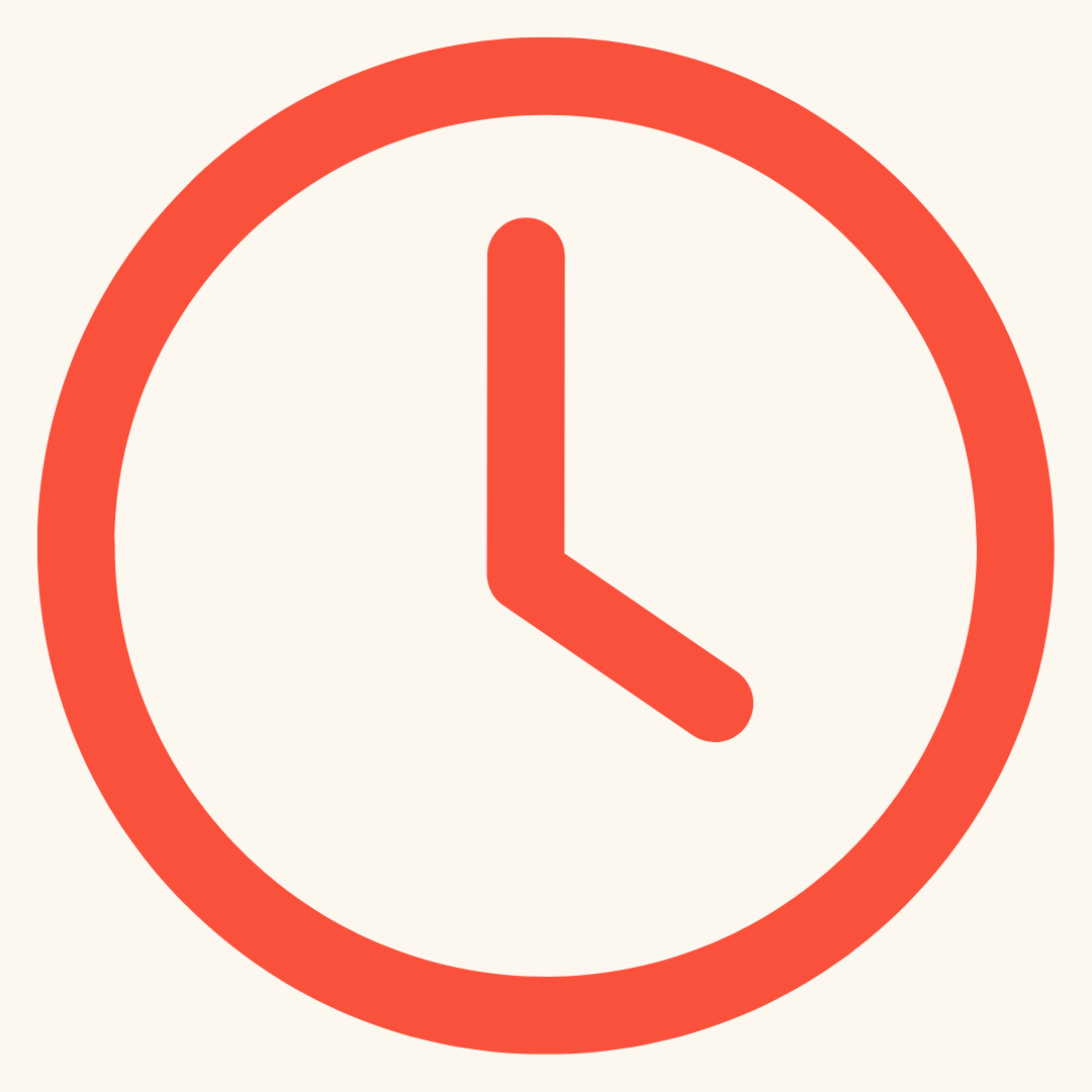 Red outline of a barbell on a white background.