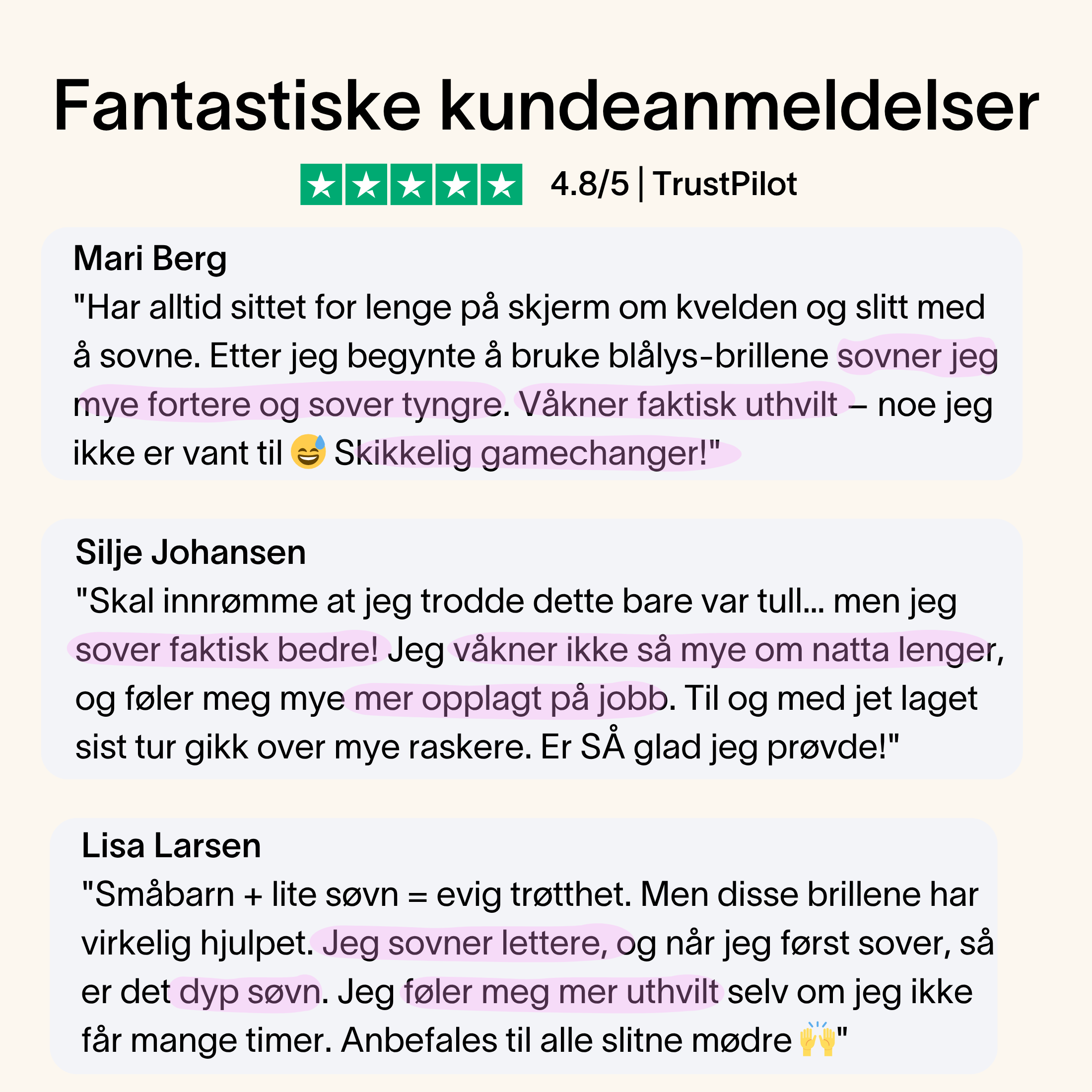 Lysro™ Blålysbriller for bedre søvn – rund orange