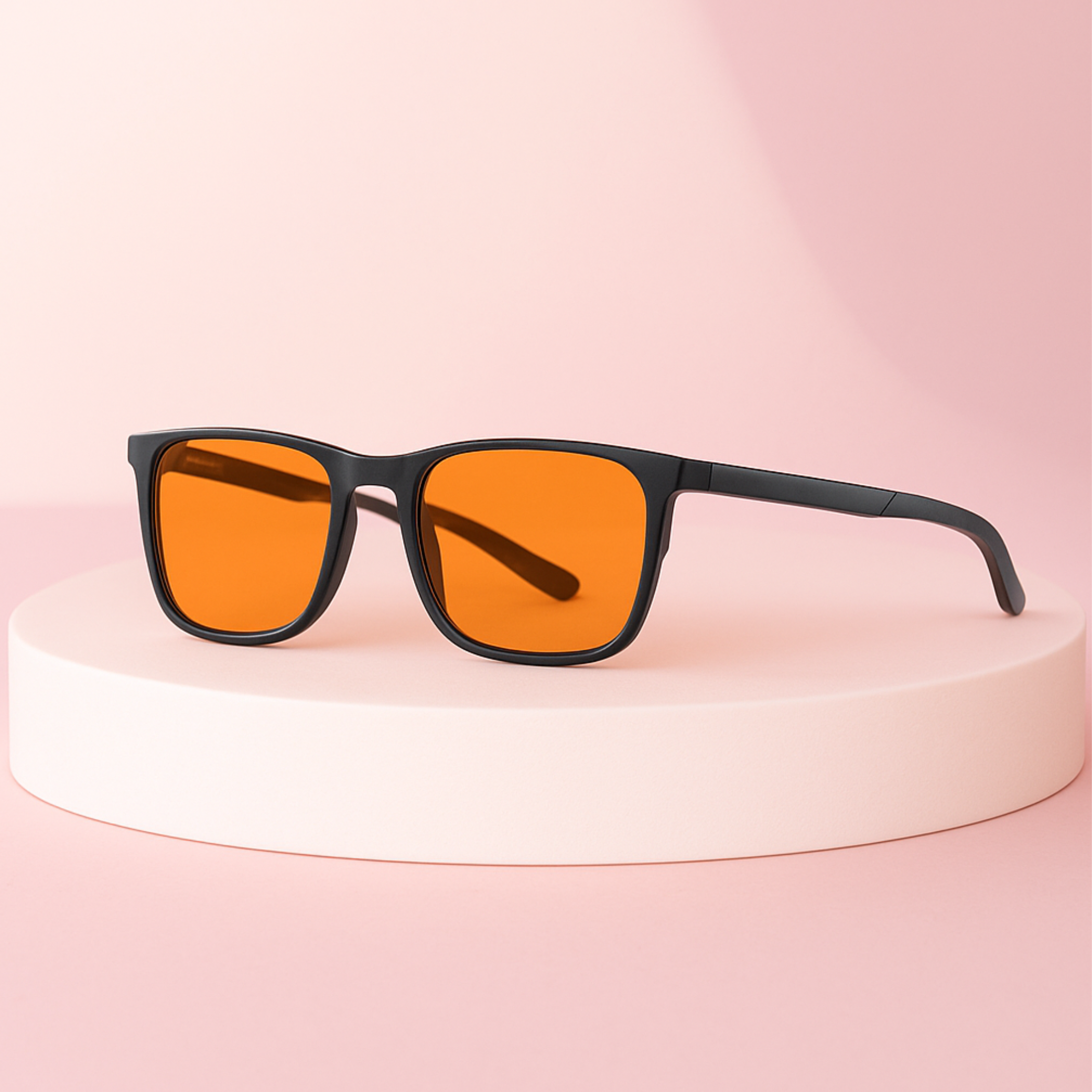 Lysro™ Blålysbriller for bedre søvn – orange/sort