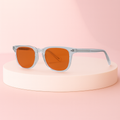 Lysro™ Blålysbriller for bedre søvn – orange/krystal