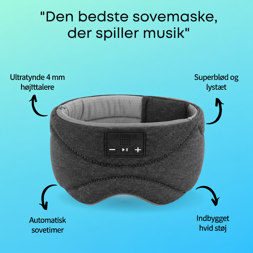 Lysro™ Sovemaske med Bluetooth