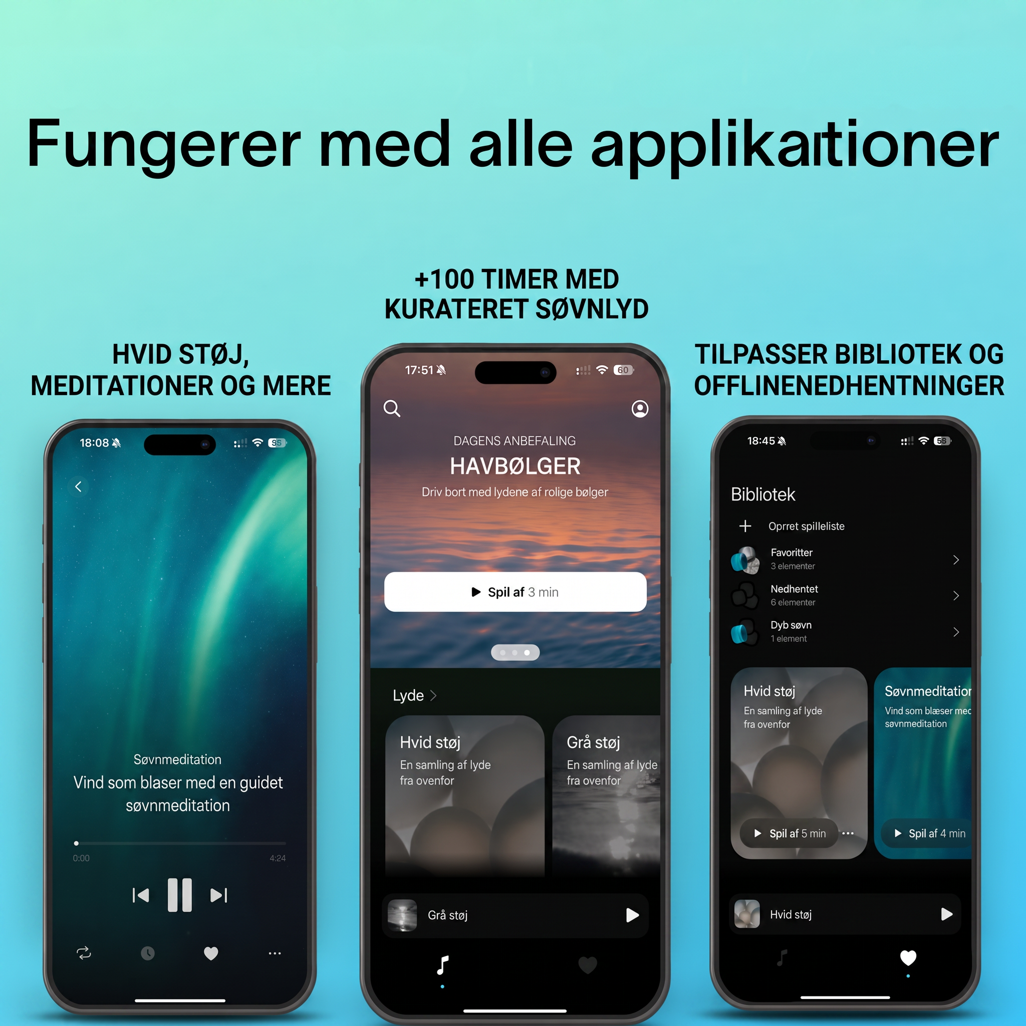 Lysro™ Sovemaske med Bluetooth
